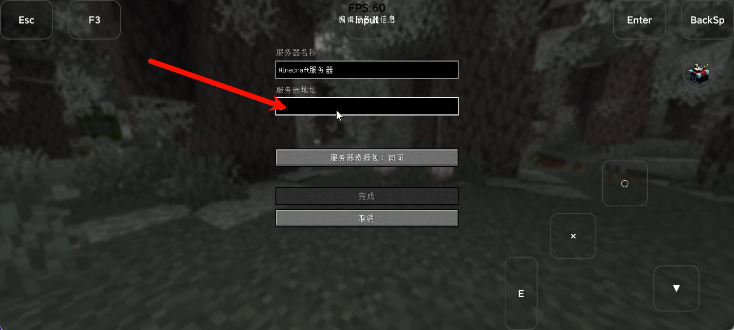 输入地址