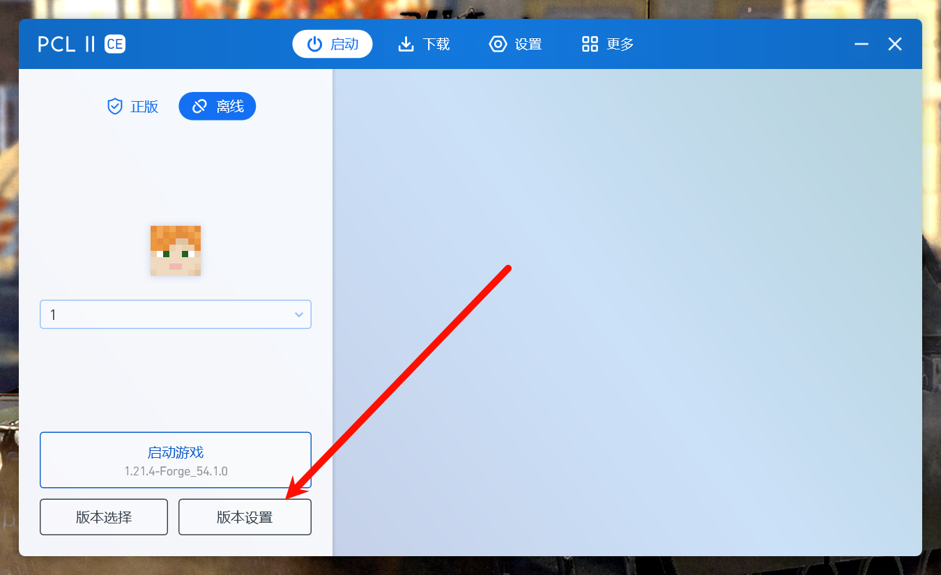 版本设置